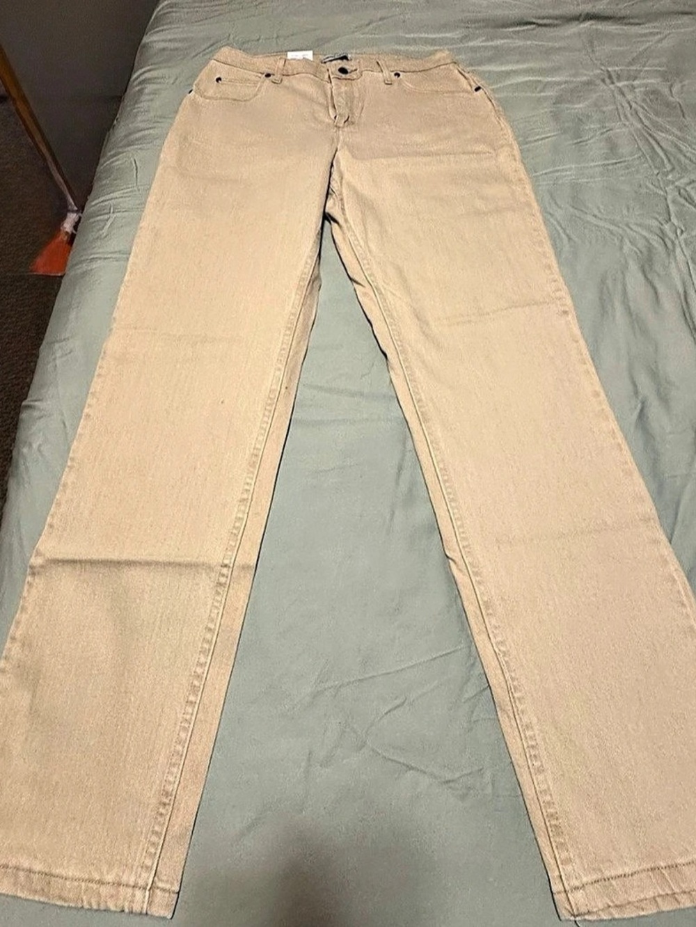 Riders by Lee Size 16 Long Desert Sand Relaxed Stretch Jeans NWT
